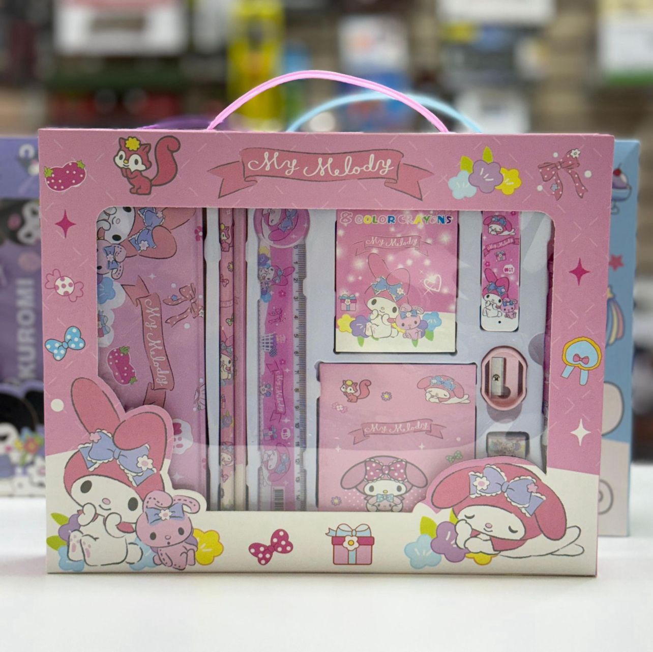 Kit Set Escolar Sanrio Kawaii 10pcs
